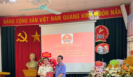 Lễ công bố và trao Quyết định điều động, bổ nhiệm chức vụ Phó Viện...